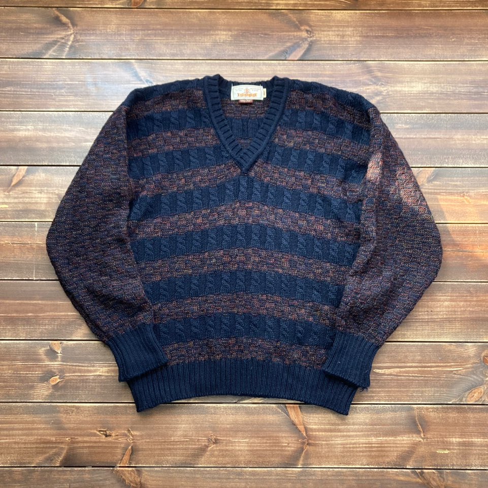 made in ireland Baracuta handcraft wool sweater L (105)