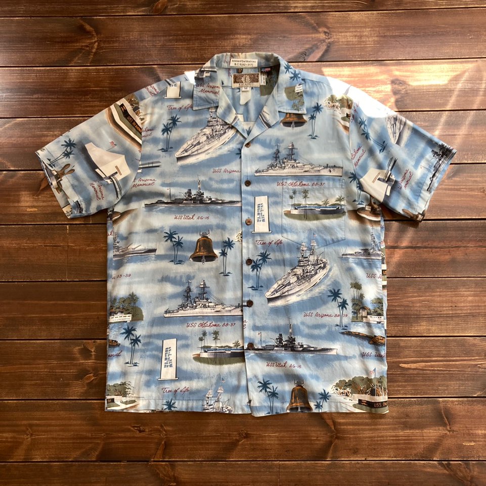 made in hawaii Kalaheo hawaiian shirt M (105)