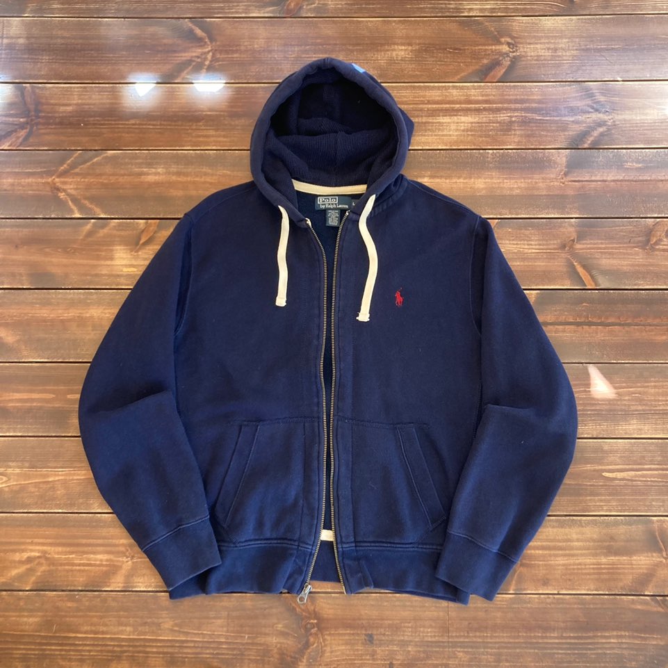 Polo ralph lauren zip up hoodie L (105)