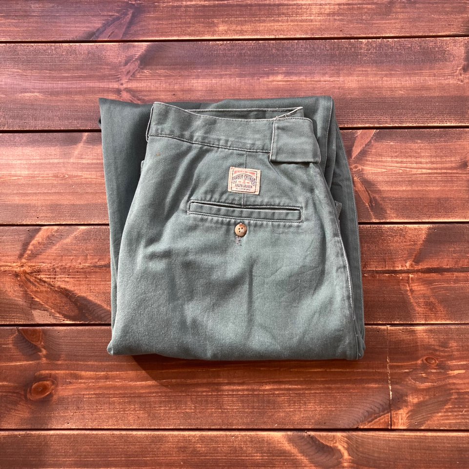1990&#039;s Polo ralph lauren old label classic chino pants 31x34 (31in)