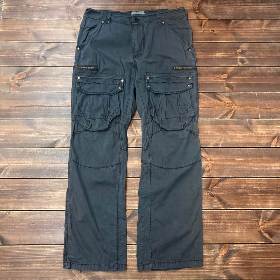 Avirex faded black military cargo pants XL (36)