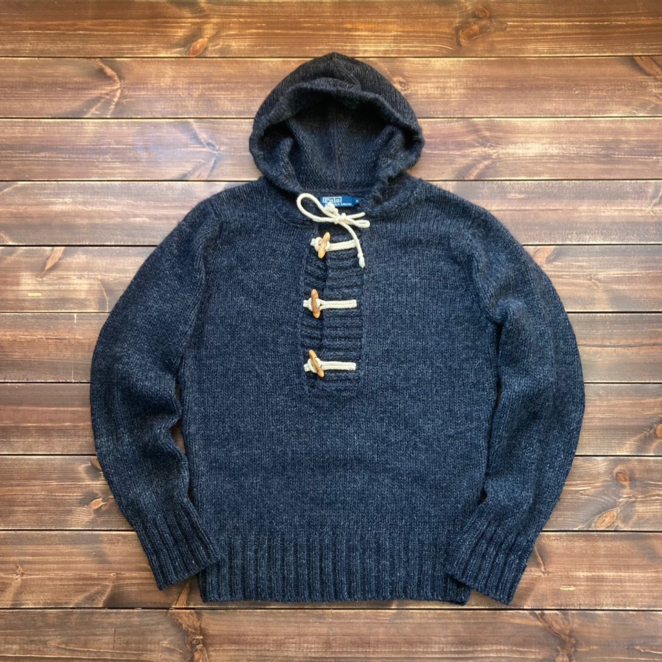 Polo ralph lauren toggle wool pullover sweater M (105-110)