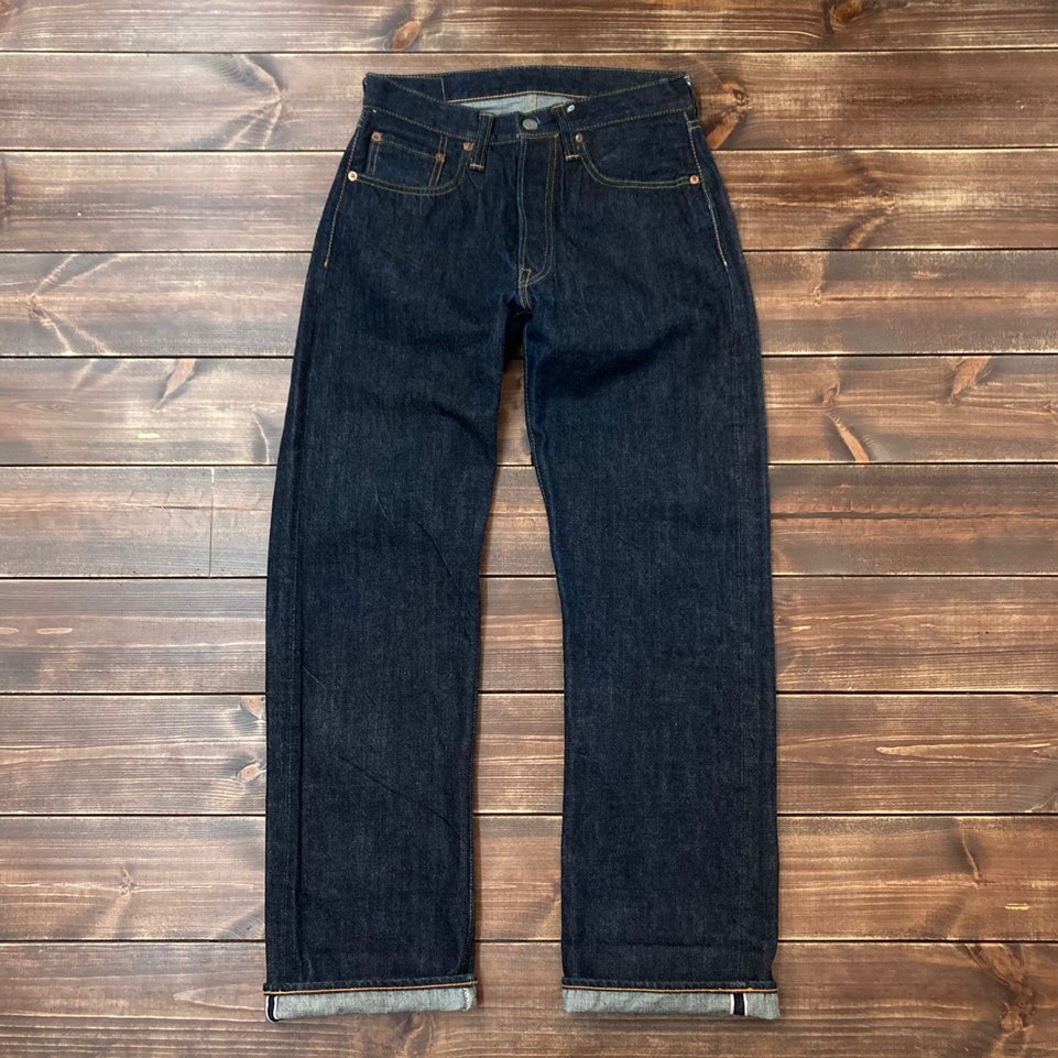 Sugar cane rigid selvedge denim jeans 30x34 (30)