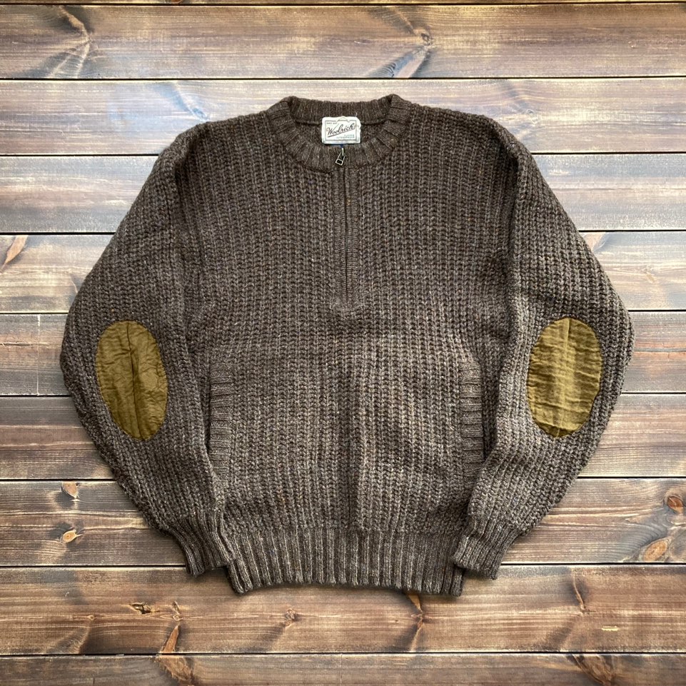 Woolrich half zip wool pullover sweater L (105)