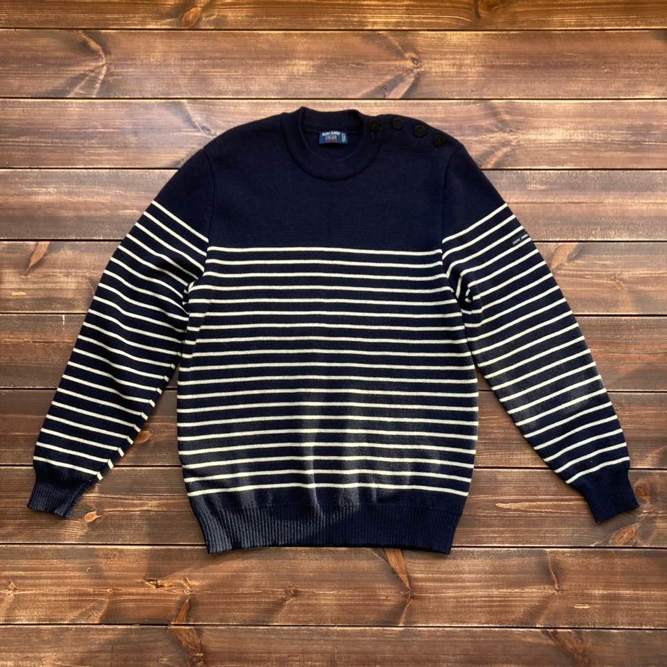 Saint james pure wool stripe sweater (loose 100)