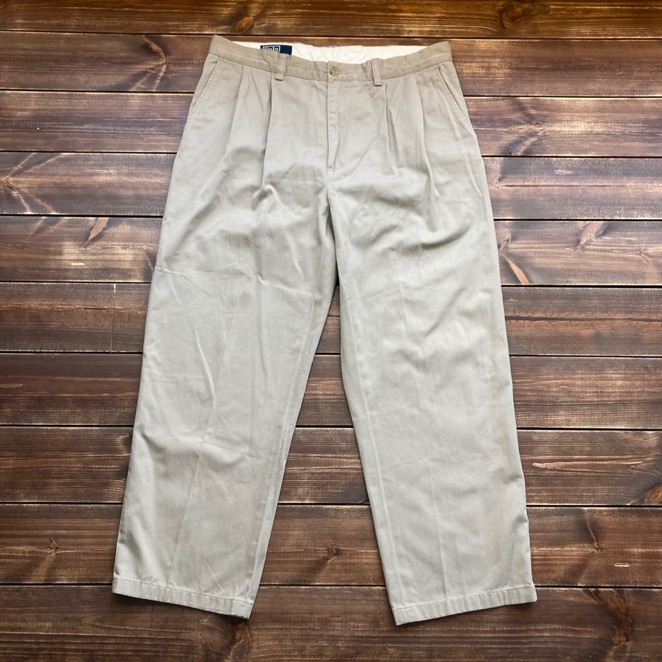 Polo ralph lauren double fleats classic chino pants 36x34 (34in)