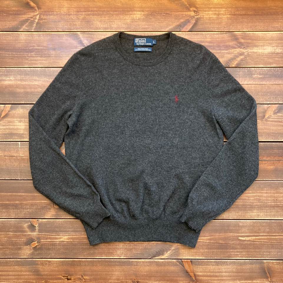 Polo ralph lauren merino wool sweater L (100)