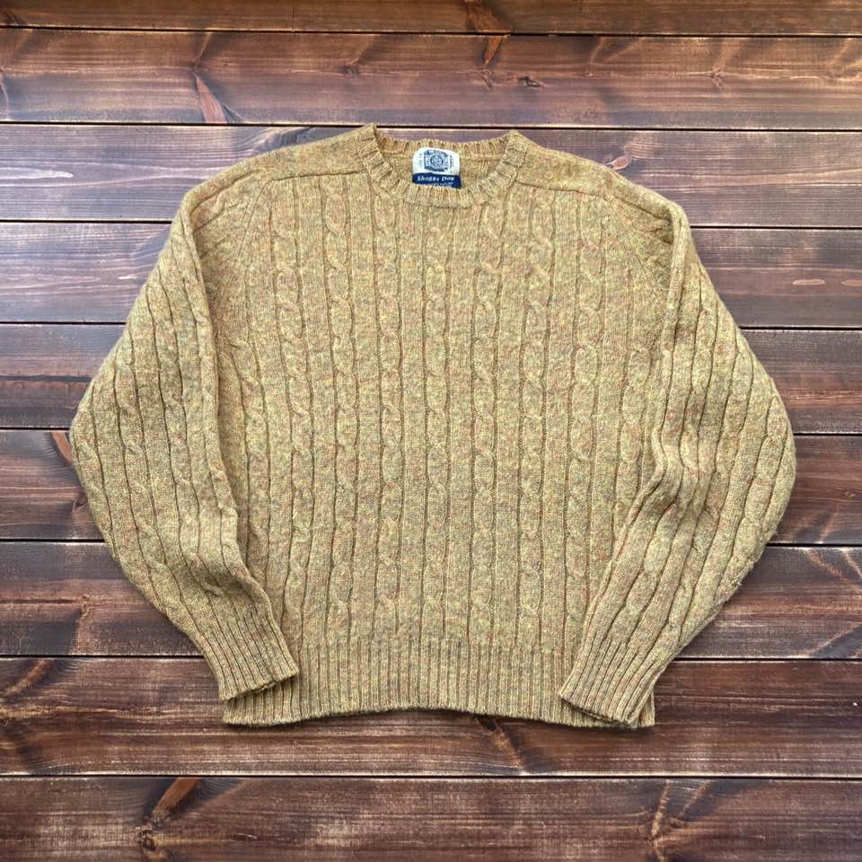 1990&#039;s J press shetland wool shaggy dog sweater L (100-105)