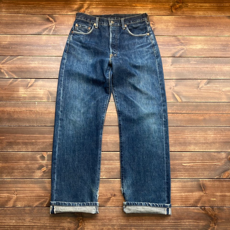1990&#039;s Levis 503B big E sevedge denim jeans 31x36 (30in)