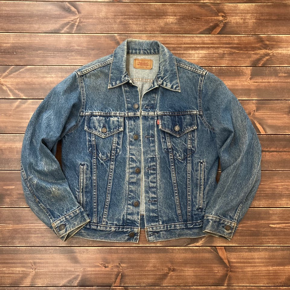 90&#039;s made in canada Levis 70506 3rd trucker jacket 40 (100)