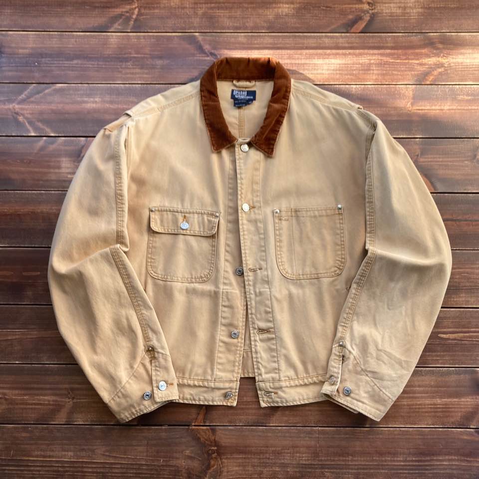 1980&#039;s made in usa Polo ralph lauren work jacket XL (110)