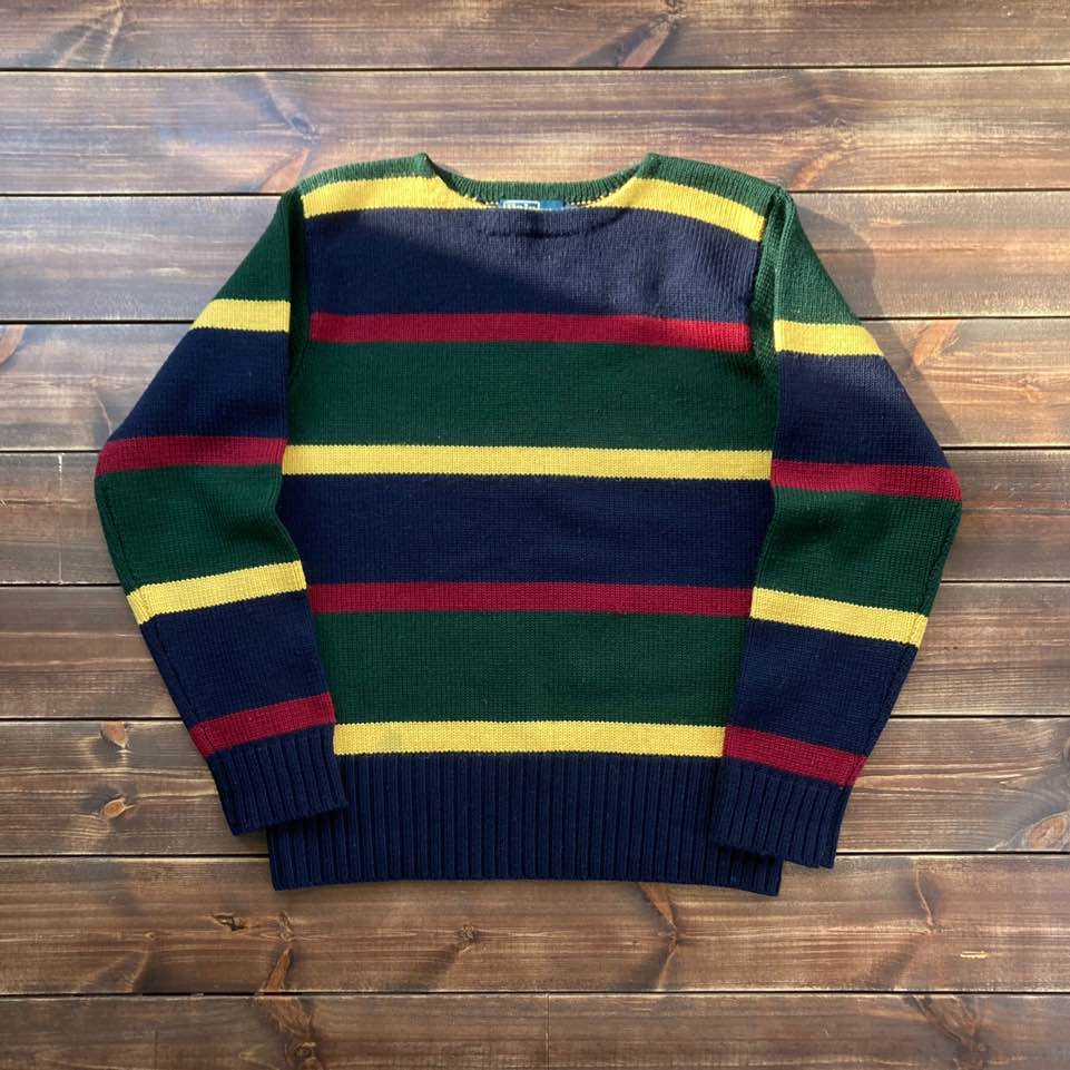 Polo ralph lauren merino wool boat neck sweater L (105)