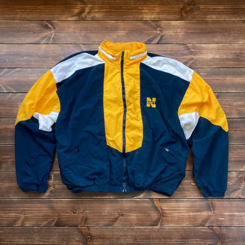 1990&#039;s U.S Naval academy wind breaker jacket (110)