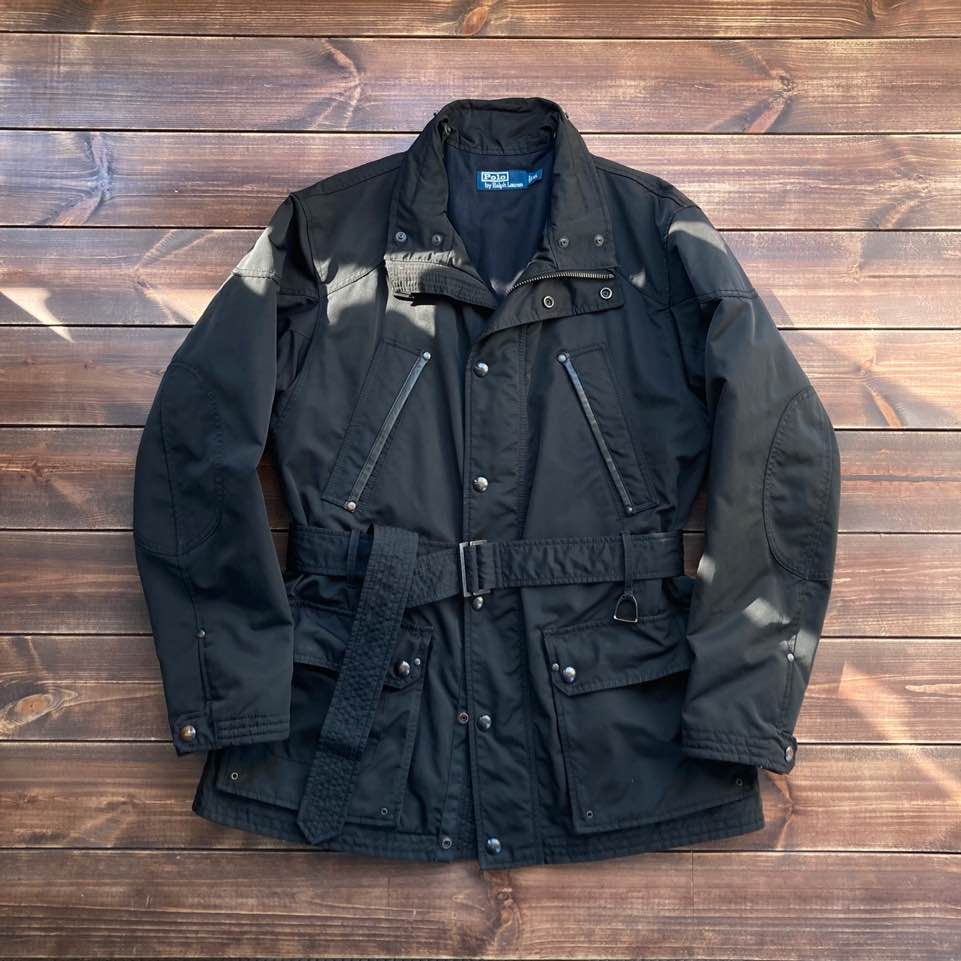Polo ralph lauren belted motorcycle jacket XL (loose 105)