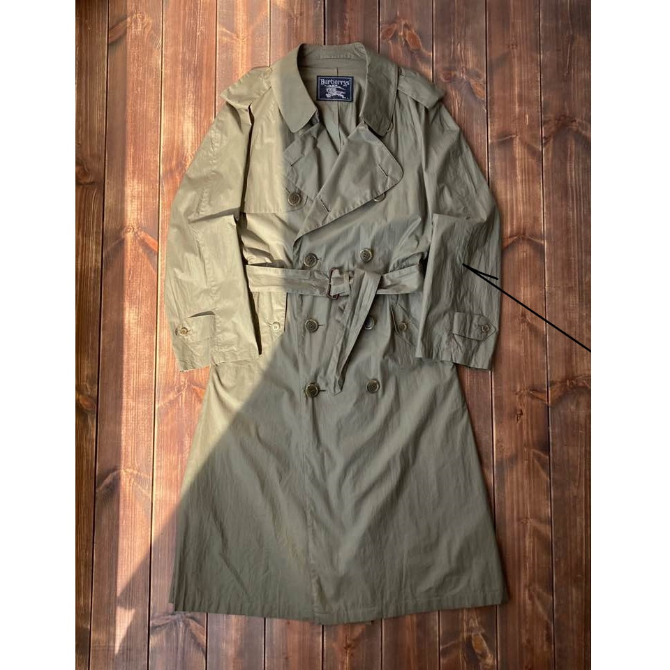 made in japan Burberry double trench coat (105)