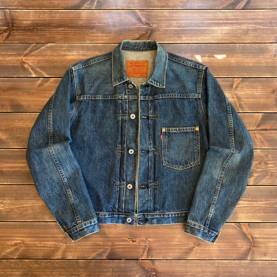1990&#039;s made in japan LVC 1st selvedge denim jacket 38 (100)