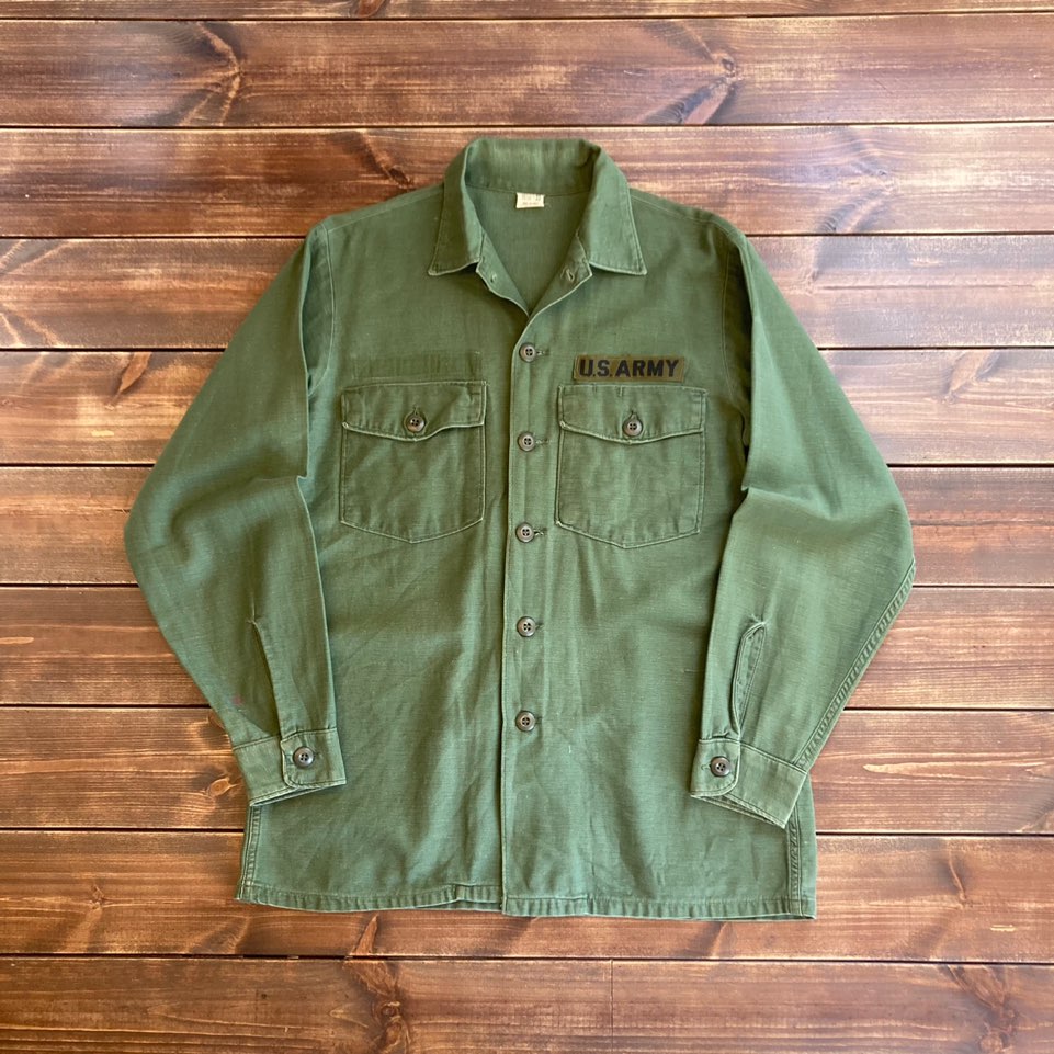 1960&#039;s U.S Army lately type OG-107 shirt (loose 100)