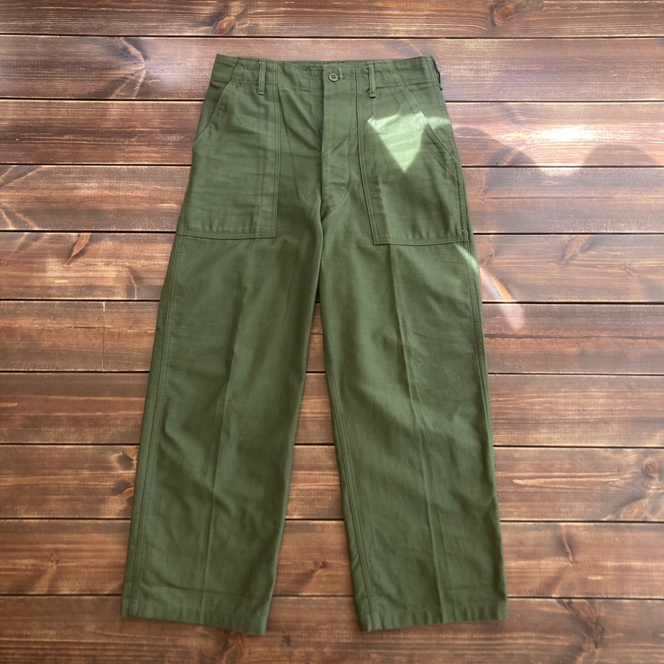 1960&#039;s U.S. Army lately type OG 107 utility pants 30x31 (31in)