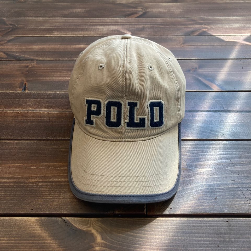 1990&#039;s Polo ralph lauren applique logo cap