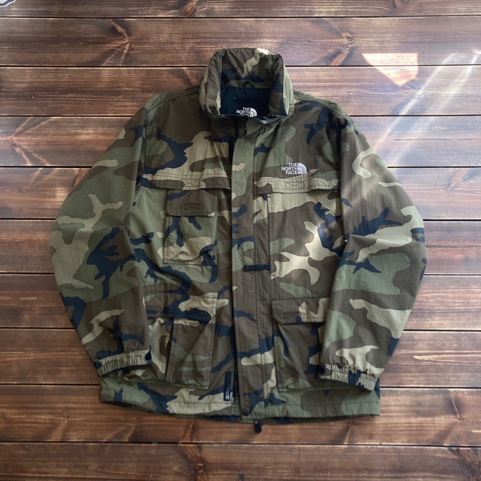 The north face camouflage wind breaker jacket 100 (105)