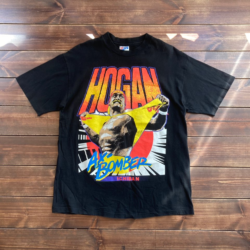 1990&#039;s made in usa Hanes &quot;Hulk Hogan&quot; t shirt L (105)