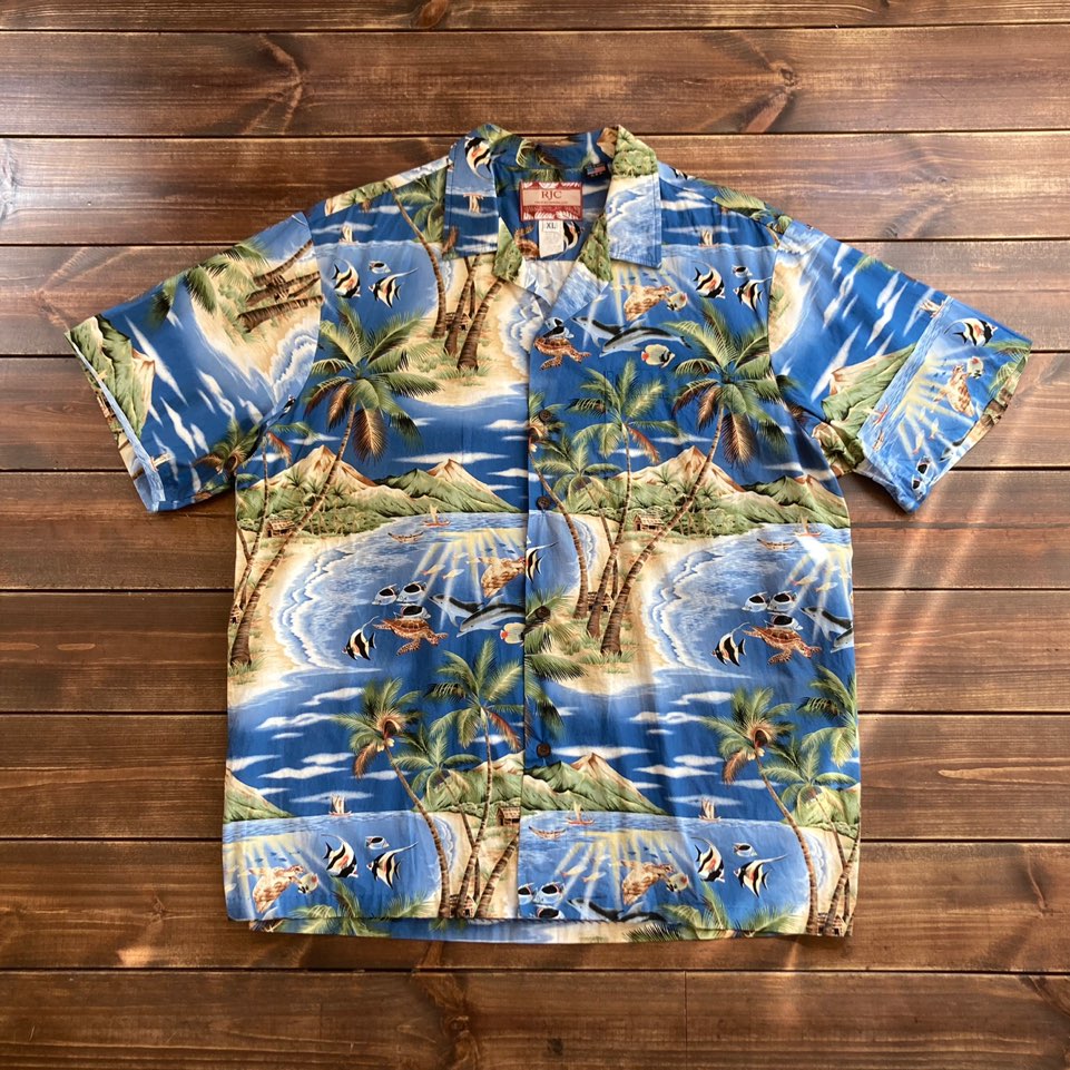 made in hawaii RJC hawaiian shirt XL (110)