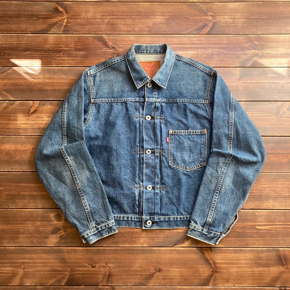1990&#039;s made in japan LVC 1st selvedge denim work jacket 40 (100-103)