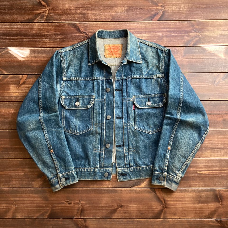 1990&#039;s made in japan LVC type 2 selvedge danim work jacket 40 (105)