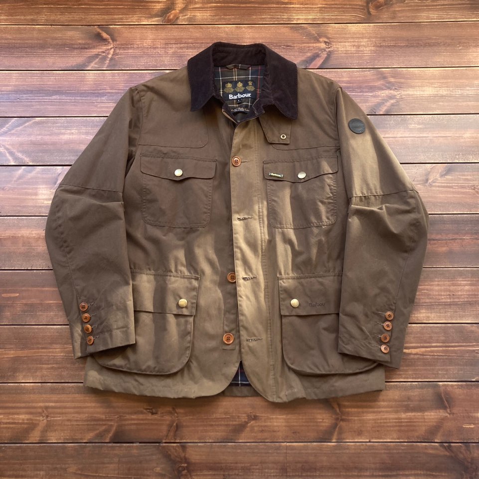 Barbour waxed hunting jacket L (105)