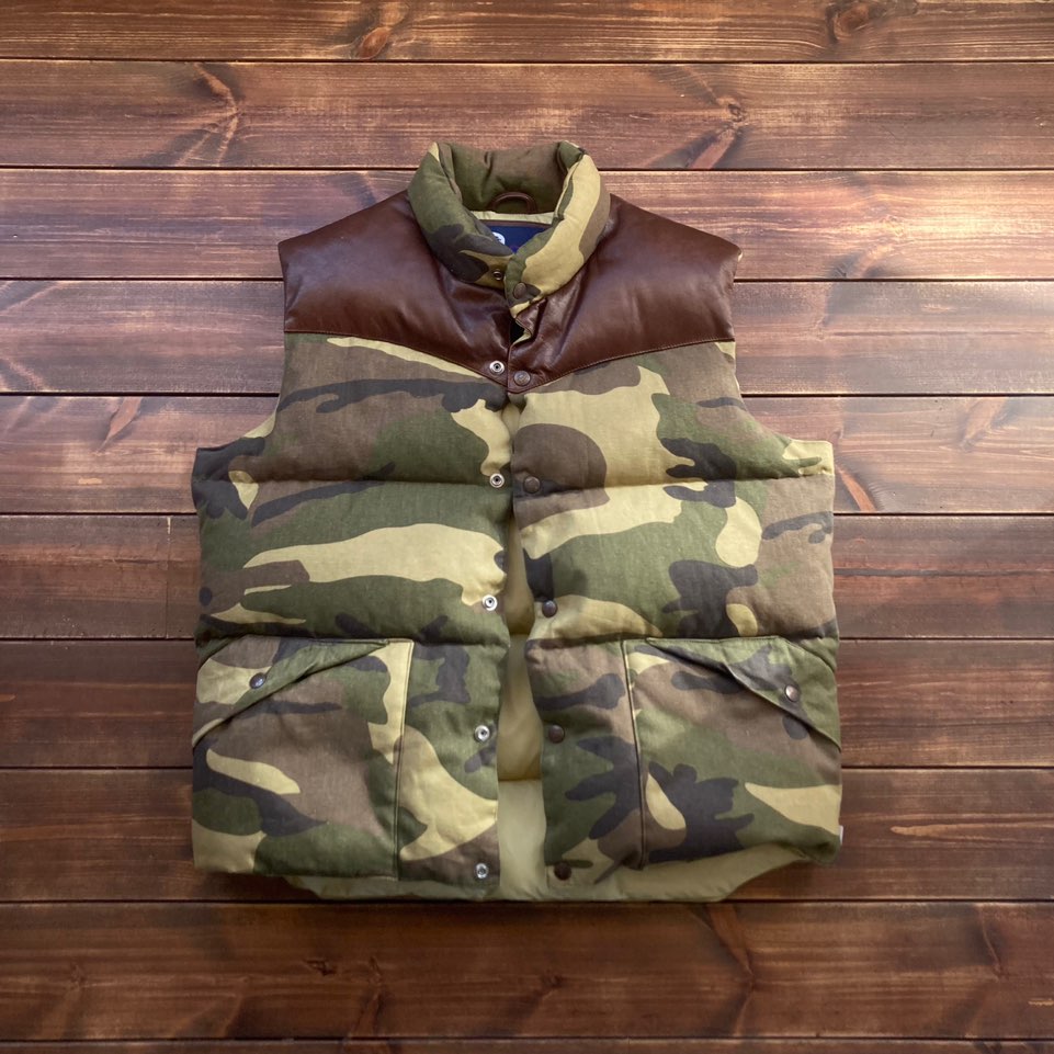 Penfield woodland camouflage puffer vest M (100-103)